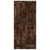 vidaXL Wardrobe Smoked Oak 82.5x51.5x180 cm Engineered Wood