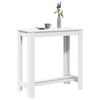 vidaXL Bar Table White 102x50x103,5 cm Engineered Wood
