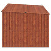 vidaXL Bike Shed 3 pcs Brown 215 x 206 x 157 cm Metal