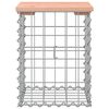 vidaXL Garden Bench Gabion Design 33x31x42 cm Solid Wood Douglas