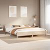 vidaXL Bed Frame without Mattress 200x200 cm Solid Wood Pine