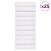vidaXL Bath Towels "FROGN" 25 pcs White 100x150 cm 360 gsm