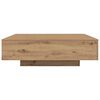 vidaXL Coffee Table Artisan Oak 100 x 100 x 31 cm Engineered Wood
