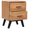 vidaXL Bedside Cabinet 40x35x55 cm Solid Teak