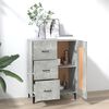 vidaXL Sideboard Concrete Grey 69.5x34x90 cm Engineered Wood