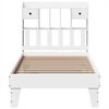vidaXL Bed Frame without Mattress White 90x190 cm Single Solid Wood Pine