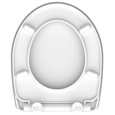 SCHÜTTE Duroplast High Gloss Toilet Seat with Soft-Close RELAXING FROG