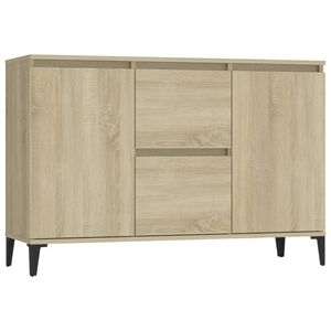 vidaXL Sideboard Sonoma Oak 102x35x70 cm Engineered Wood