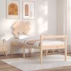 vidaXL Senior Bed without Mattress Small Single Solid Wood
