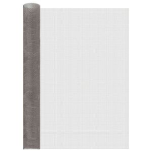 vidaXL Mesh Screen 100 x 1000 cm 3 Mesh Stainless Steel 201 Silver
