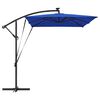 vidaXL Umbrella Azurblau 294 x 200 x 270 cm Polyester and Aluminium