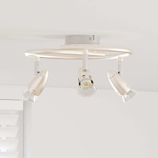 vidaXL Ceiling Spotlight Nickel 24 x 22 x 12.5 cm Metal