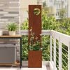 vidaXL Garden Privacy Screen Rusty 32 x 150 cm Weathering steel