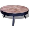 vidaXL Table | Various shades of teak and black