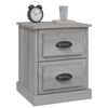 vidaXL Bedside Cabinet Grey Sonoma 39x39x47.5 cm Engineered Wood