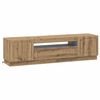 vidaXL LED TV Cabinet Artisan Oak Engineered Wood