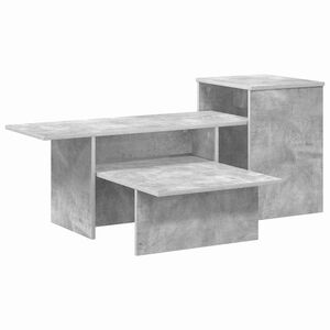 vidaXL Console Table Concrete Grey 91.5 x 35 x 38.5 cm Engineered Wood