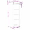 vidaXL Sliding Door ORKDAL Natural 78 x 232 cm