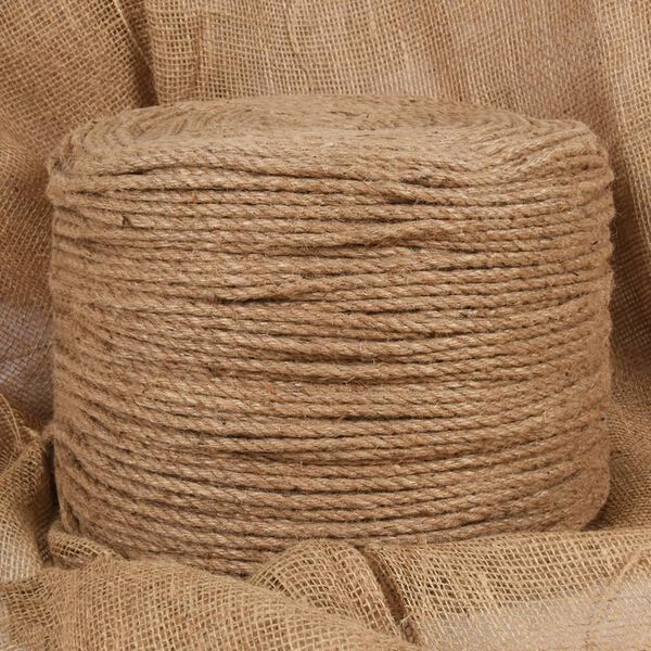 vidaXL Rope 100% Jute 8 mm 500 m