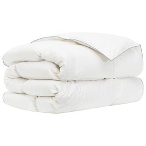 vidaXL Duvet FULDA 155 x 200 cm 4 Seasons 210 GSM 90% Goose Down White