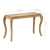vidaXL Console Table 118x38x76 cm Solid Mango Wood
