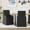 vidaXL Dining Chairs 2 pcs Black 57 x 67 x 98 cm Fabric