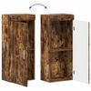vidaXL Bathroom Furniture Set TULUM Smoked Oak Engineered Wood