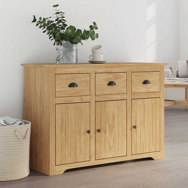 vidaXL Sideboard BODO Honey Brown 115.5 x 44 x 80 cm Engineered Wood