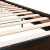 vidaXL Bed Frame without Mattress Brown Oak 90x200 cm