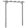 vidaXL Garden Pergola Grey 200x40x205 cm Impregnated Pinewood