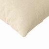 vidaXL Sofa Pillows 2 pcs Cream 200 x 40 cm Fabric