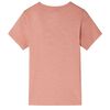 Kids' T-shirt with Short Sleeves Light Orange 128