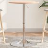 vidaXL Bar Table &Oslash;50x89.5 cm Solid Wood Beech