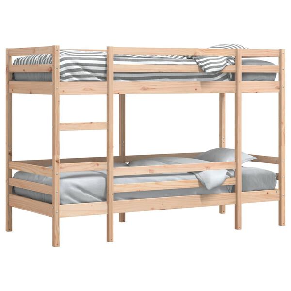 vidaXL Bunk Bed without Mattress 90x200 cm Solid Wood Pine