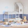 vidaXL Kids' Bed Roof White 60x89x134.5 cm Solid Wood Pine