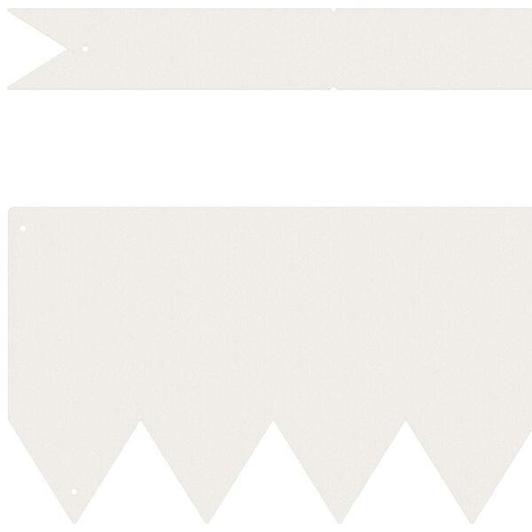 vidaXL Lawn Edging 20 pcs White 100 x 0.05 x 15 cm Cold Rolled Steel