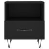 vidaXL Bedside Cabinets 2 pcs Black 40x35x47.5 cm Engineered Wood