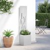 vidaXL Garden Privacy Screen Silver 32 x 140 cm Galvanised steel