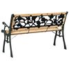 vidaXL Bench Brown 116 x 54 x 73cm Wood