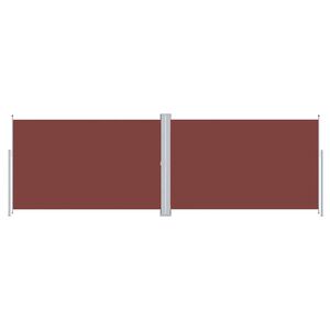 vidaXL Retractable Side Awning Brown 220x600 cm