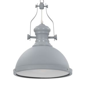 vidaXL Ceiling Lamp Grey Round E27