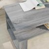 vidaXL Coffee Table Grey Sonoma 90 x 50 x 40 cm Engineered Wood