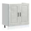 vidaXL Kitchen Cabinet Kalmar Concrete Grey 80 x 46 x 81.5 cm
