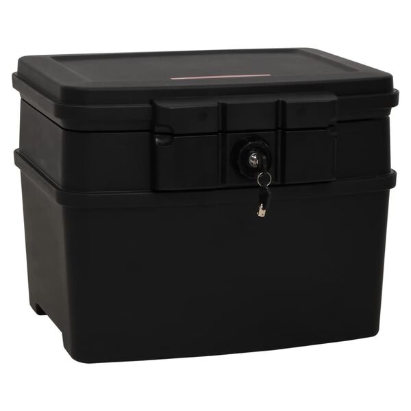 vidaXL Safe Box Black 44x37x34 cm