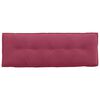 vidaXL Back Pillow Wine Red 140 x 50 cm Corduroy Fabric