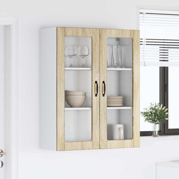 vidaXL Kitchen Cabinet with Storage Kalmar Sonoma Oak 80 x 31 x 100 cm