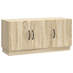 vidaXL TV Cabinet Sonoma Oak 99 x 34.5 x 47 cm Engineered Wood