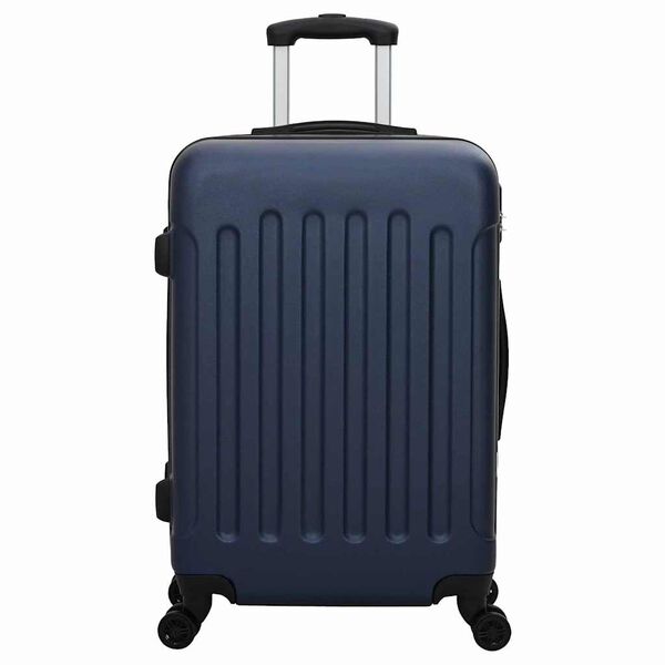 vidaXL Suitcase Set with Lock 3 pcs Dark blue 50 x 31 x 78 cm