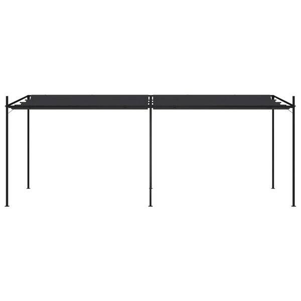 vidaXL Gazebo with Retractable Roof 600x300x233 cm Anthracite