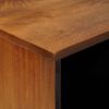 vidaXL Sideboard with Storage Walnut 80 x 33 x 75 cm Solid Mango Wood